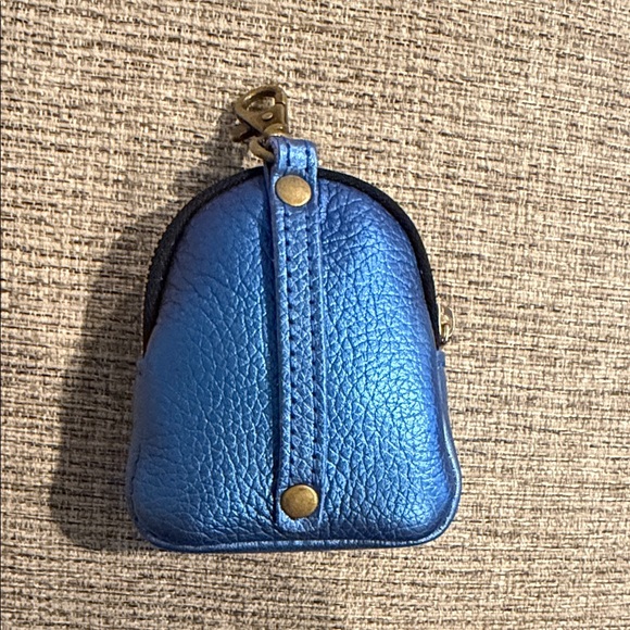 Portland Leather Goods Itsy Bitsy Pouch Comet Blue PLG Mini Coin Pouch BNNU - Picture 2 of 3